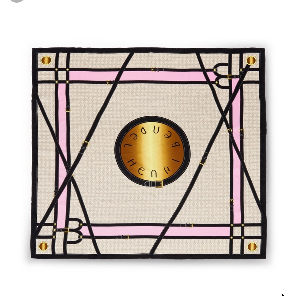 Henri Bendel silk scarf HUGE